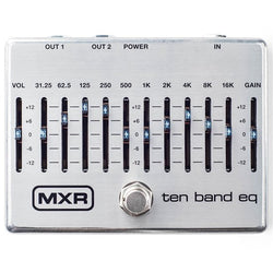 MXR 10-Band Graphic EQ top view