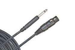 Planet Waves PW-CGMIC-25 D'Addario Classic Series Unbalanced Microphone Cable, XLR to 1/4 inch, 25 feet
