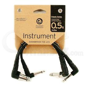 Planet Waves PW-CGTP-305 D'Addario Classic Series Patch Cable, 3-pack, 6 Inches