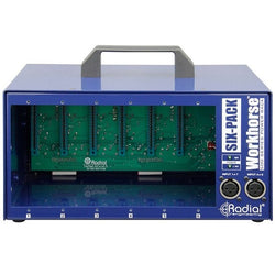 Radial SixPack 6-Slot Desktop Power Rack for 500 Series