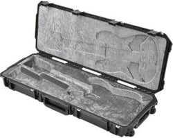 SKB Injection Molded Strat/Tele Flight Case - TSA Latches, with wheels