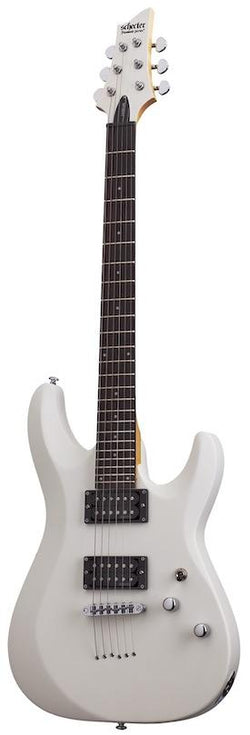 Schecter C-6 Deluxe Satin White SWHT