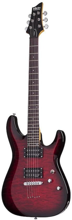 Schecter C-6 Plus See-Thru Cherry Burst SCH447