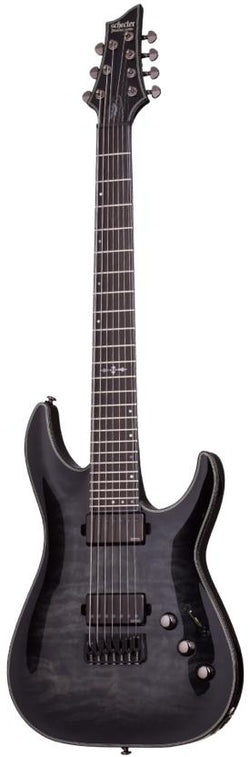 Schecter Hellraiser Hybrid C-7 – Trans Black Burst