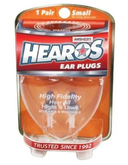 Hearos High Fidelity Ear Plugs - Small