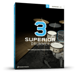 Toontrack Superior Drummer 3 Bundle - Choice of Two SDX at Registration (Digital Delivery)