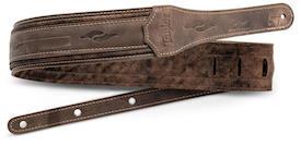 Taylor Element Distressed Leather Strap, 2.5” Dark Brown