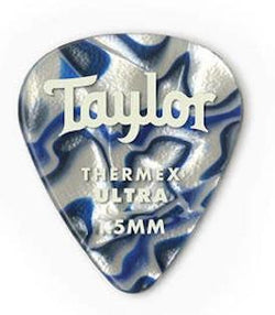 Taylor 80728 Premium 351 Thermex Ultra Picks Blue Swirl 1.5mm