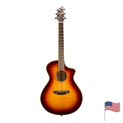 Breedlove Oregon Concert Whiskey Burst CE - Sitka Spruce & Myrtlewood, USA Made