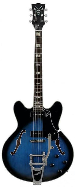 Vox Bobcat V90 Bigsby with Case - Sapphire Blue