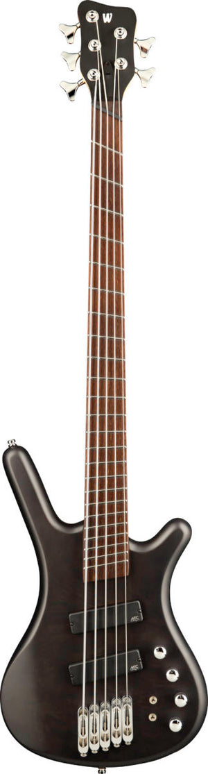 Warwick RockBass Corvette Multi-Scale 5-String Bass - Nirvana Black Transparent Satin