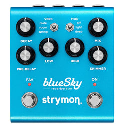 Strymon Blue Sky v2 Reverberator top view