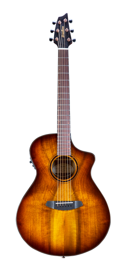 Breedlove Pursuit Exotic S Concert Tiger's Eye CE Myrtlewood-Myrtlewood