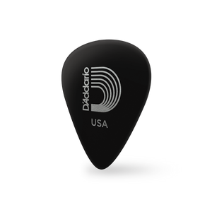 D'Addario Black Celluloid Guitar Picks, 10 pack, Light