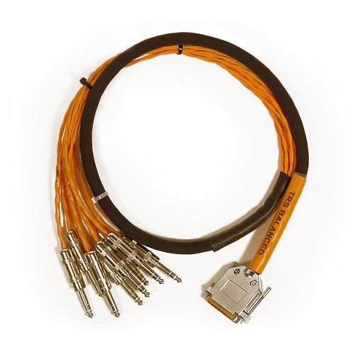 Câble DigiSnake Avid DB25-TRS - 4 Pieds (1.2 M) - DB25 Vers 8 Jack TRS Symétriques - Pour Interfaces Audio Avid HD