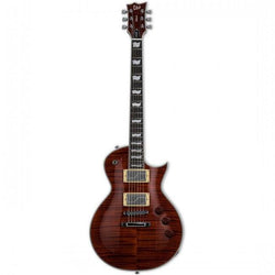 ESP LTD EC-1000S ECLIPSE ELECTRIC GUITAR FLAMED MAPLE TIGER EYE W/ FISHMAN FLUENCE PICKUP