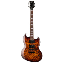 LTD Viper 256FM Dark Brown Sunburst