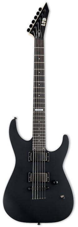 LTD JL-600 Satin Black Jeff Ling Signature (Parkway Drive)