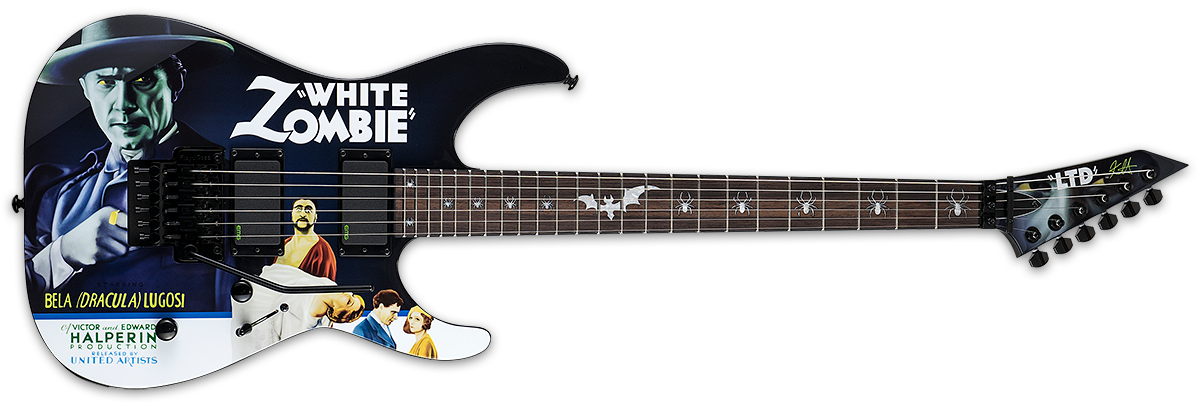 LTD Kirk Hammett Signature KH-WZ White Zombie