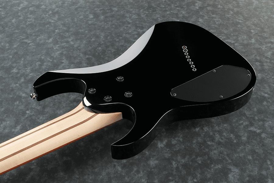 Ibanez RGMS8 BK 8 String Multiscale Electric Guitar Black