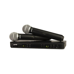 Shure BLX288 / PG58 Dual Handheld Wireless Microphone System