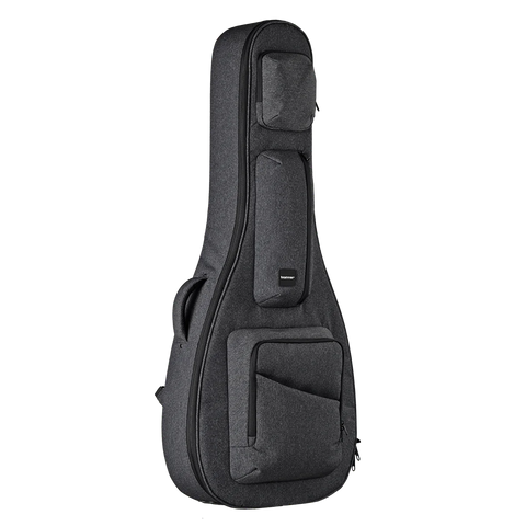 ベース Basiner ACME-EB Charcoal Grey Basiner ACME Series Acoustic Guitar Bag - Charcoal Grey