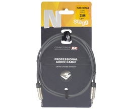 Stagg NAC2MPSR is a stereo mini-jack cable with a length of 2 meter