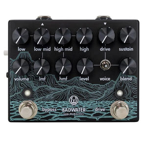 Walrus Audio Badwater Bass Preamp & DI top view